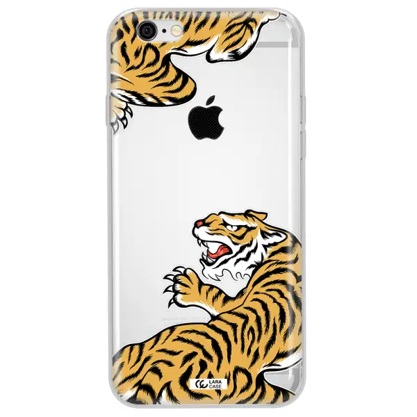 Chinese Tiger Apple iPhone 6 Clear TPU Case