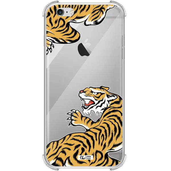 Chinese Tiger Apple iPhone 6 plus Clear PC Case