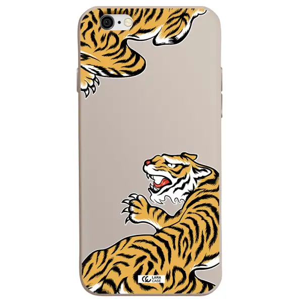 Chinese Tiger Apple iPhone 6 Silicone Stone Case