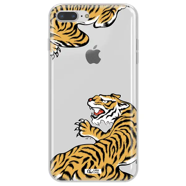Chinese Tiger Apple iPhone 8 plus Clear TPU Case