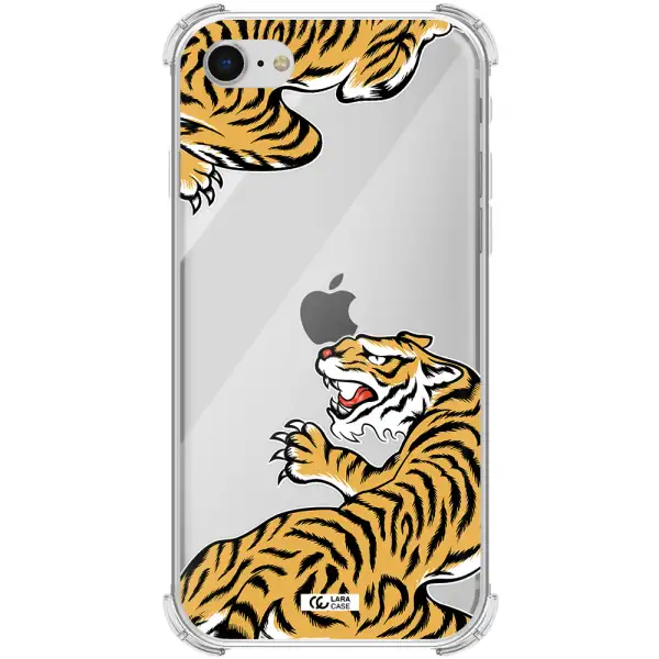 Chinese Tiger Apple iPhone se 2020 Clear PC Case