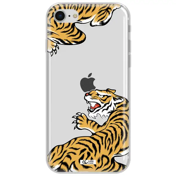 Chinese Tiger Apple Iphone Se 2020 Clear Tpu Case
