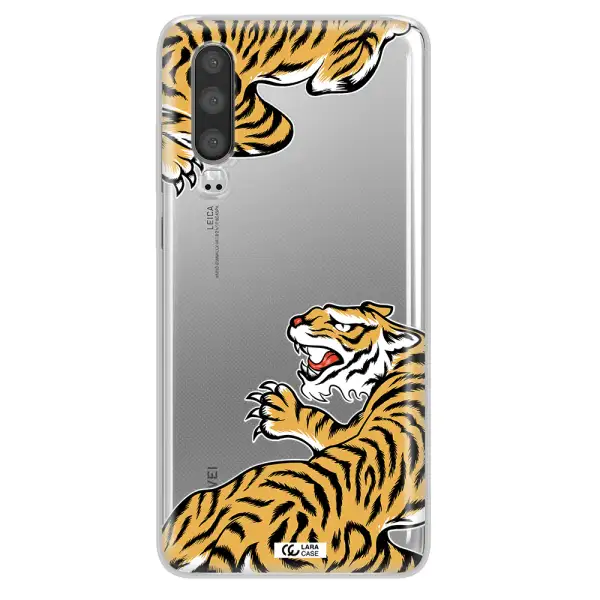 Chinese Tiger Huawei P30 Clear TPU Case