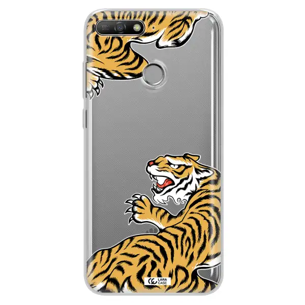 Chinese Tiger Huawei Y6 Prime 2018 Clear TPU Case