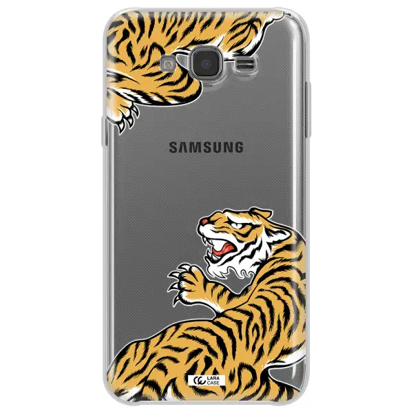 Chinese Tiger Samsung J7 2015 Clear TPU Case
