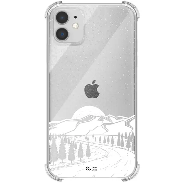 Winter Night Apple iPhone 11 Clear PC Case