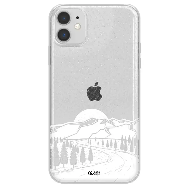 Winter Night Apple iPhone 11 Clear TPU Case