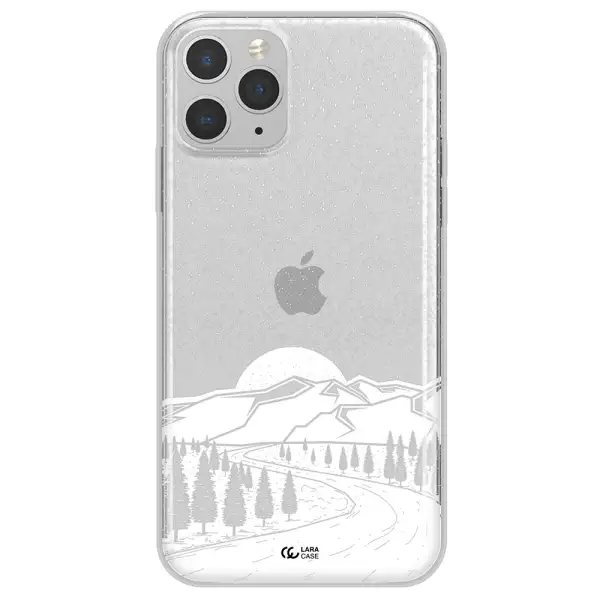 Winter Night Apple iPhone 11 pro max Clear TPU Case