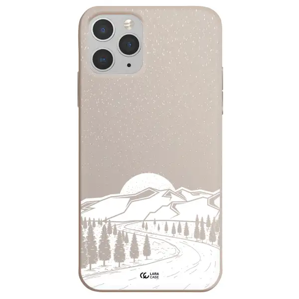 Winter Night Apple iPhone 11 pro max Silicone Stone Case