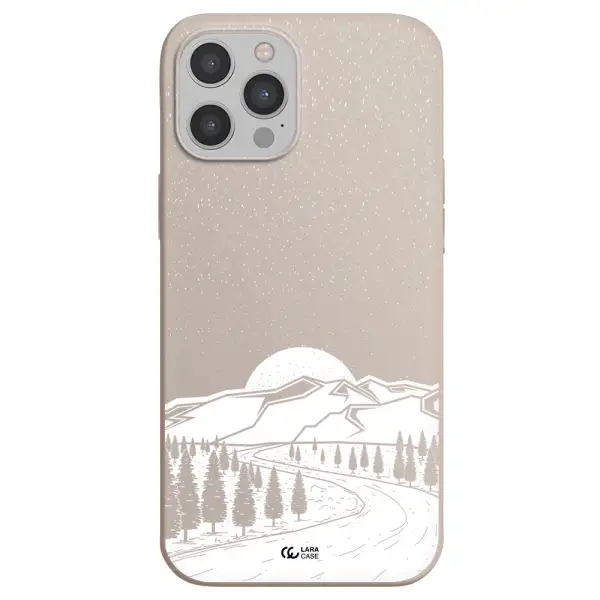 Winter Night Apple iPhone 12 pro max Silicone Stone Case