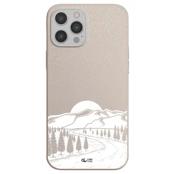 Winter Night Apple iPhone 12 pro Silicone Stone Case