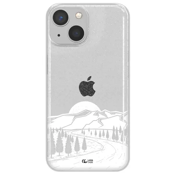 Winter Night Apple iPhone 13 Clear TPU Case