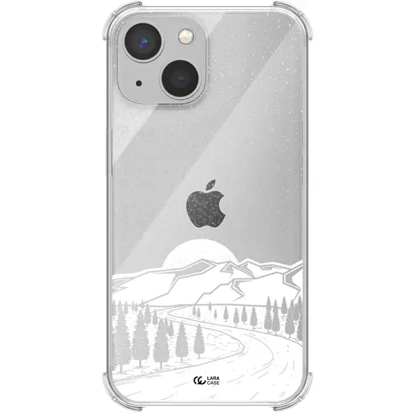Winter Night Apple iPhone 13 mini Clear PC Case
