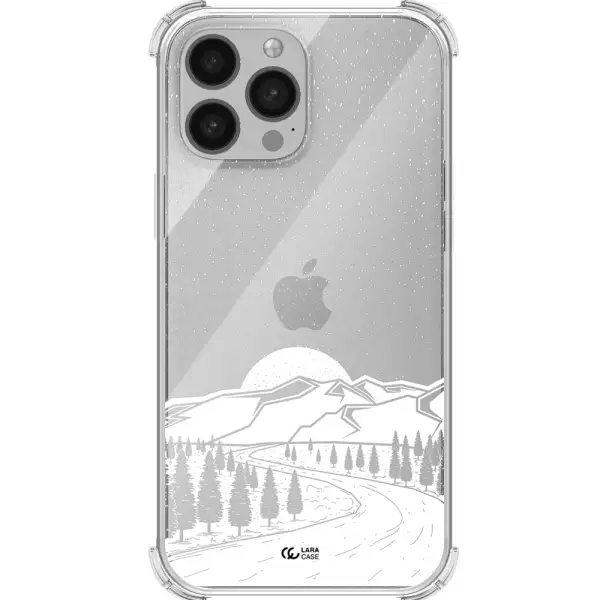 Winter Night Apple iPhone 13 Pro Max Clear PC Case