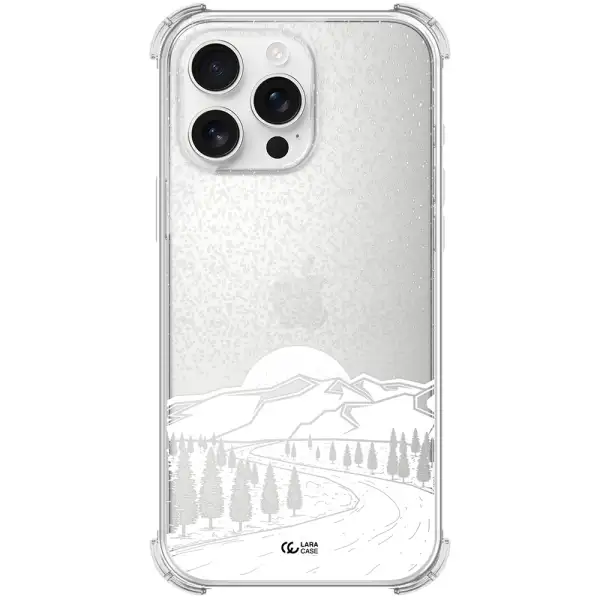 Winter Night Apple Iphone 16 Pro Max Clear Pc Case