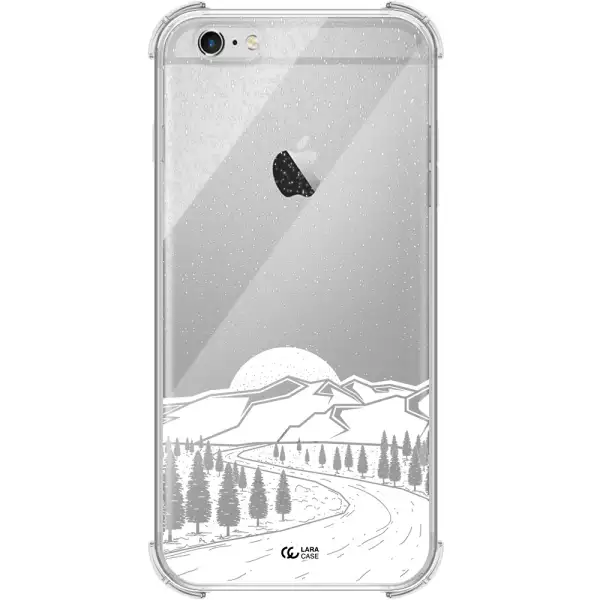 Winter Night Apple iPhone 6 s plus Clear PC Case