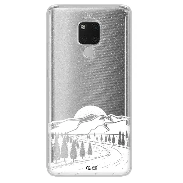Winter Night Huawei Mate 20X Clear TPU Case