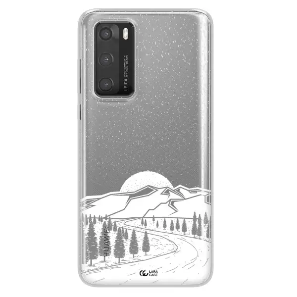 Winter Night Huawei P40 Clear TPU Case