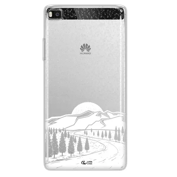 Winter Night Huawei P8 Clear TPU Case