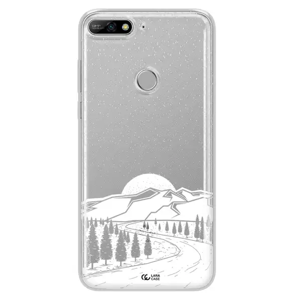 Winter Night Huawei Y7 2018 Clear TPU Case