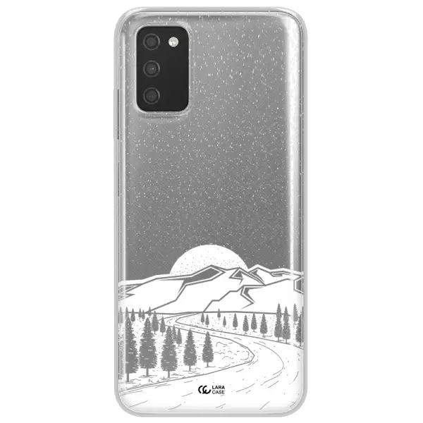 Winter Night Samsung A03S Clear TPU Case
