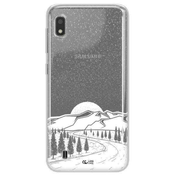 Winter Night Samsung A10 Clear TPU Case