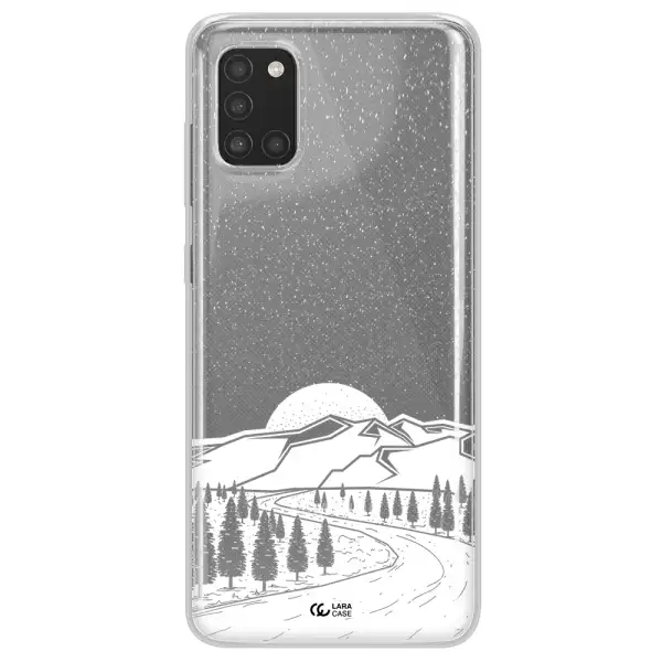 Winter Night Samsung A31 Clear TPU Case