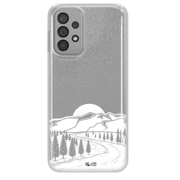 Winter Night Samsung A33 Clear TPU Case