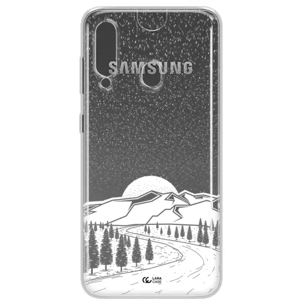 Winter Night Samsung A60 Clear TPU Case