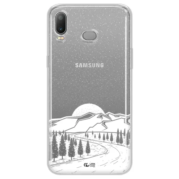 Winter Night Samsung A6S Clear TPU Case