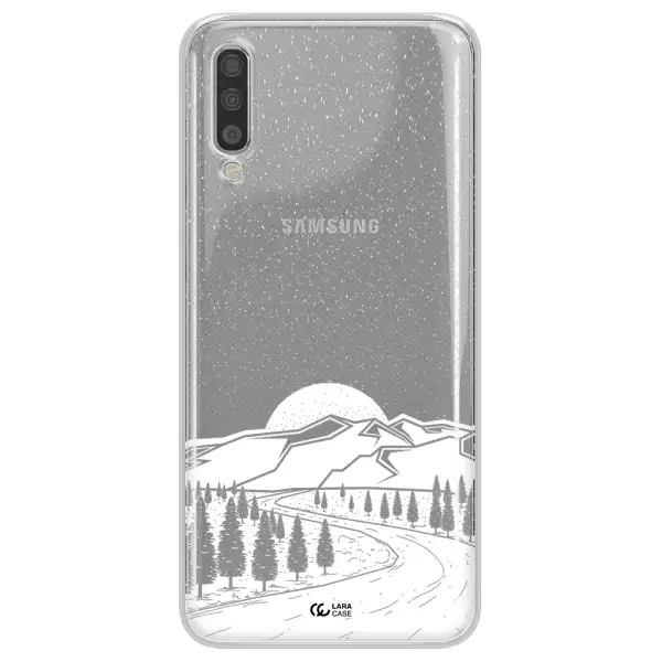 Winter Night Samsung A70 Clear TPU Case