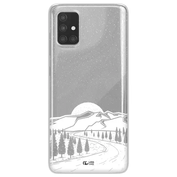 Winter Night Samsung A71 Clear TPU Case