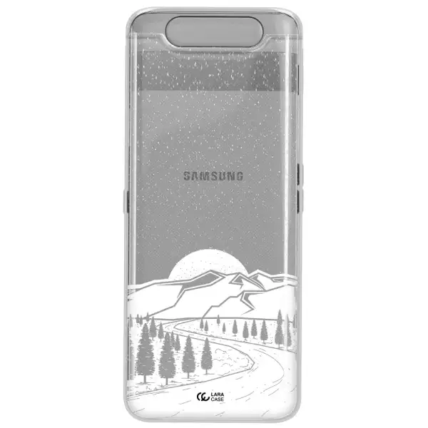 Winter Night Samsung A80 Clear TPU Case