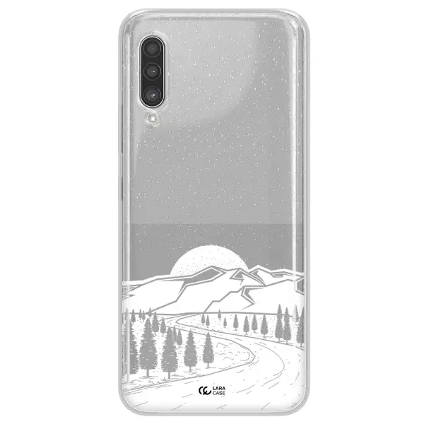 Winter Night Samsung A90 Clear TPU Case