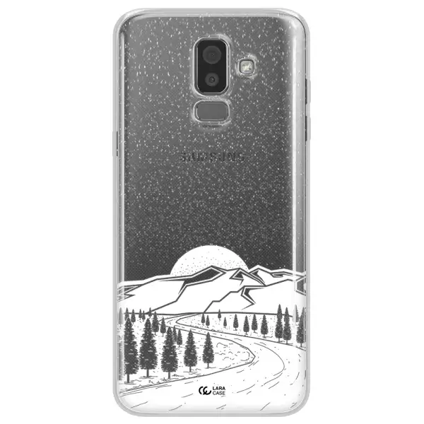 Winter Night Samsung J8 Clear TPU Case