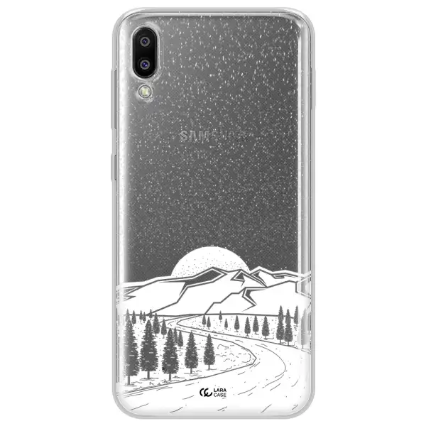 Winter Night Samsung M10 Clear TPU Case