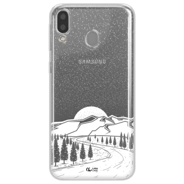 Winter Night Samsung M20 Clear TPU Case