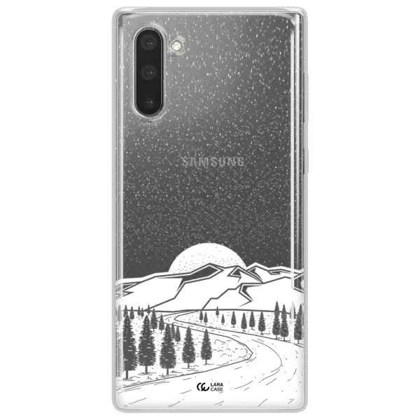 Winter Night Samsung Note 10 Clear TPU Case