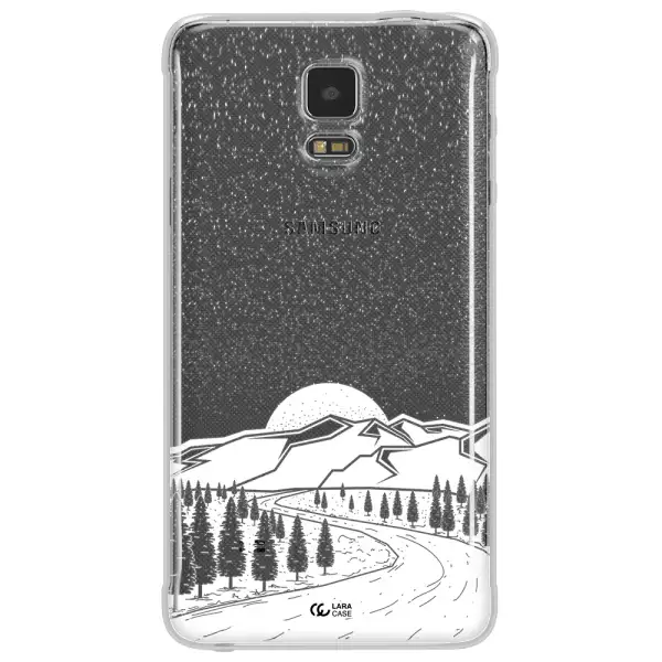 Winter Night Samsung Note 4 Clear TPU Case