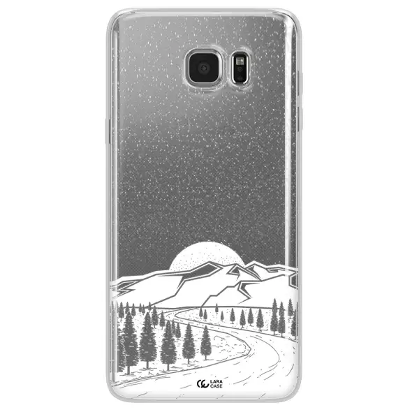 Winter Night Samsung Note 5 Clear TPU Case