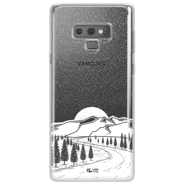 Winter Night Samsung Note 9 Clear TPU Case