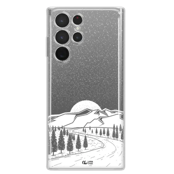 Winter Night Samsung S 22 Ultra Clear TPU Case