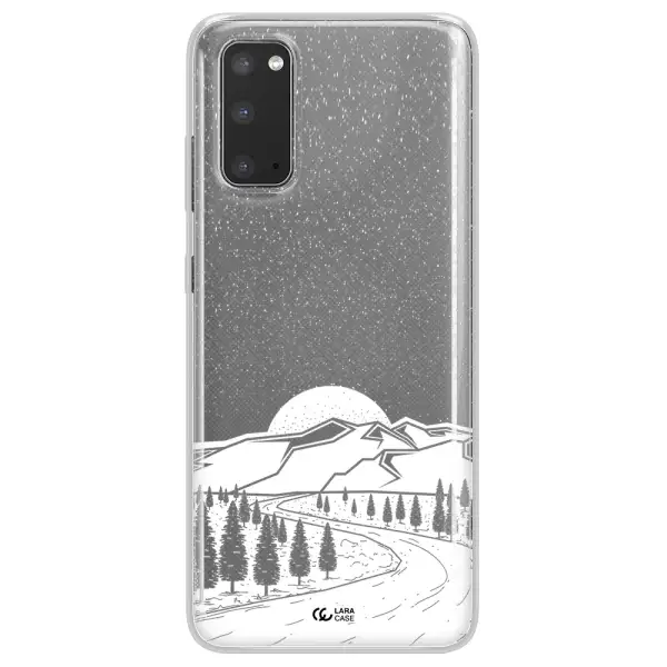 Winter Night Samsung S20 Clear TPU Case