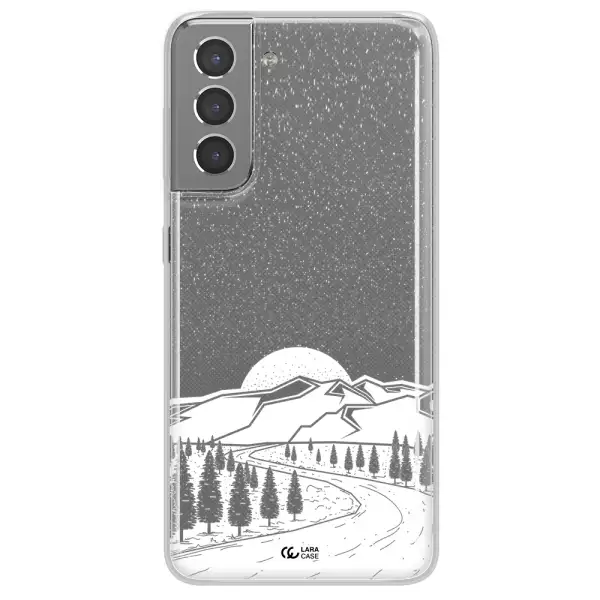 Winter Night Samsung S21 Clear TPU Case