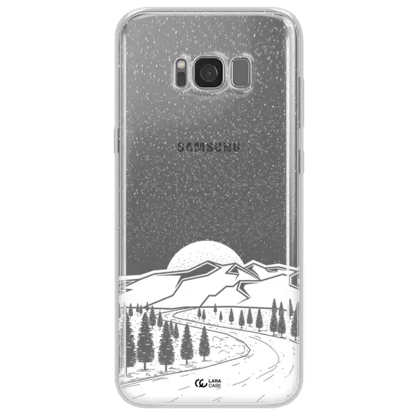 Winter Night Samsung S8 Plus Clear TPU Case
