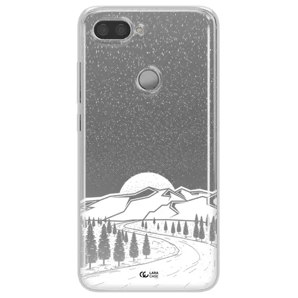 Winter Night Xiaomi Mi 8 Lite Clear TPU Case