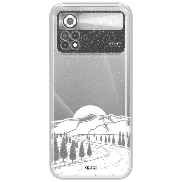 Winter Night Xiaomi Poco X4 Pro Clear TPU Case