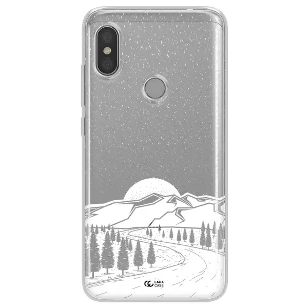 Winter Night Xiaomi Redmi Note 6 Pro Clear TPU Case
