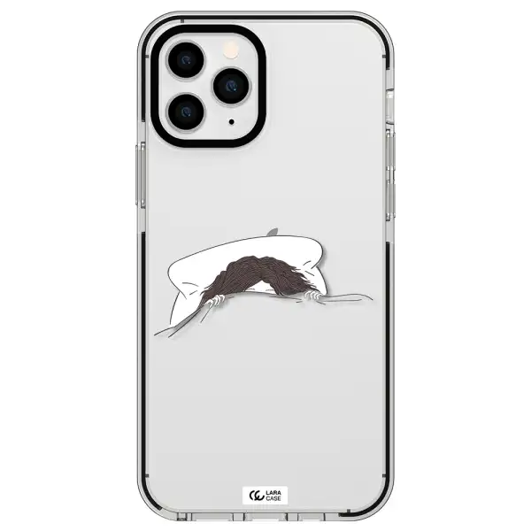 Do Not Wake Me Up Apple iPhone 11 pro max impact black border Case