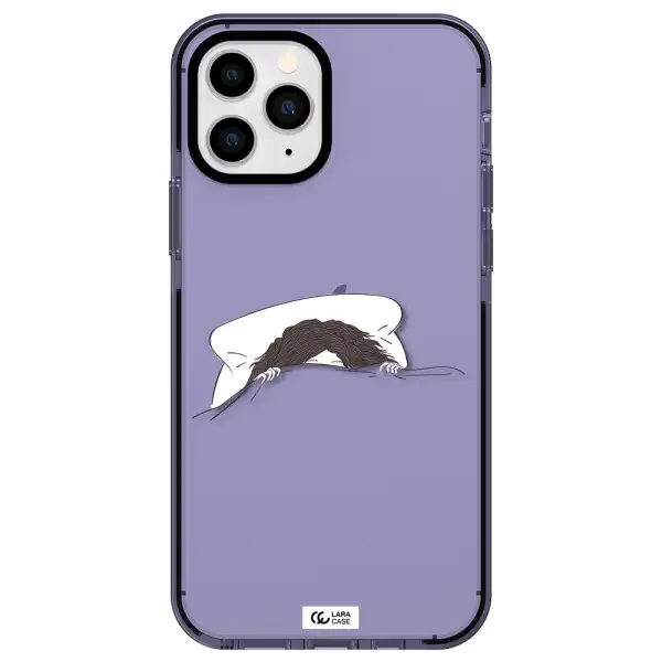 Do Not Wake Me Up Apple iPhone 11 pro max impact Lilac Case